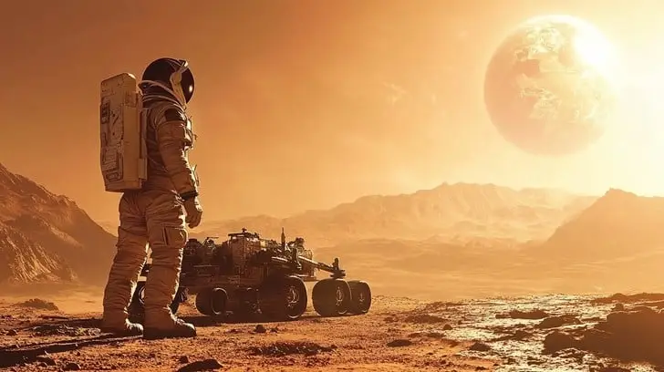 Pioneer- Tier 3- Astronaut Standing on Mars